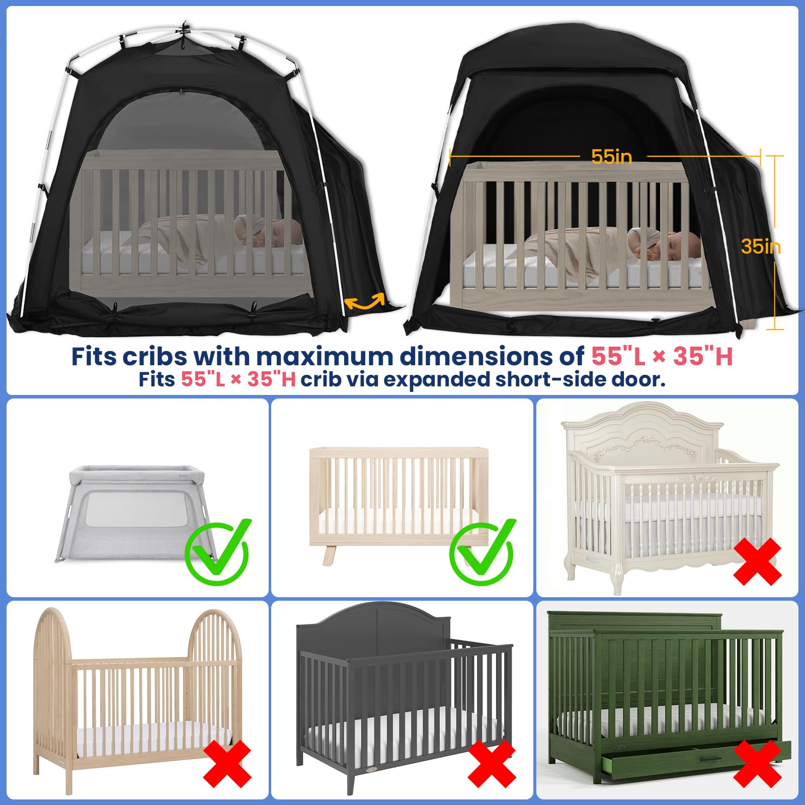 KNOCLOC Sleep Pod Toddler Travel Bed enables quick on-the-go naps