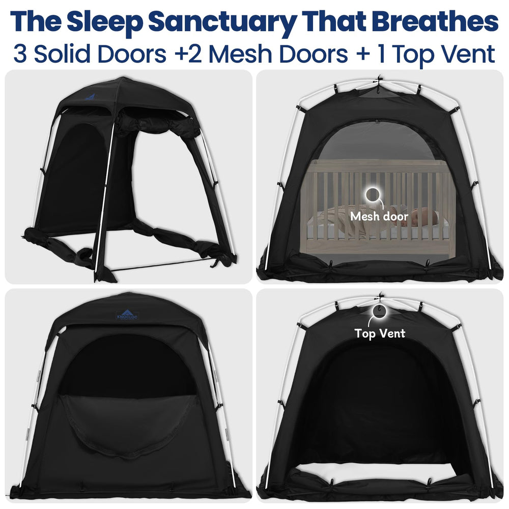 KNOCLOC Sleep Pod Two Doors Access offers easy reach during changes