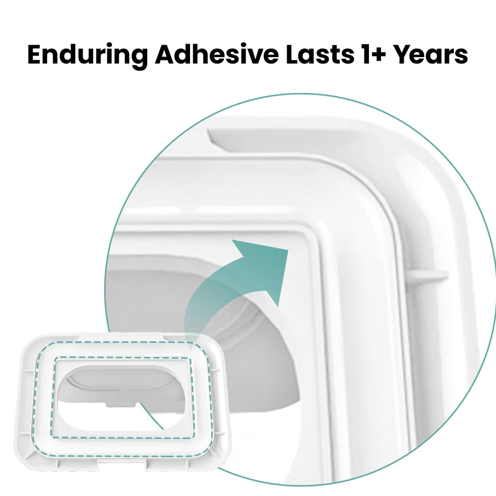 KNOCLOC lid maintains hygienic use by avoiding direct contact with packaging.
