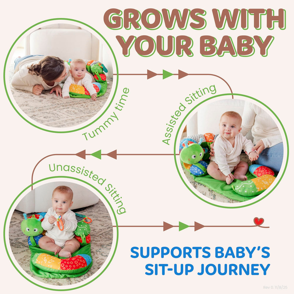 Knotly Charm infant lounger pillow offering cozy, supportive seating for newborns