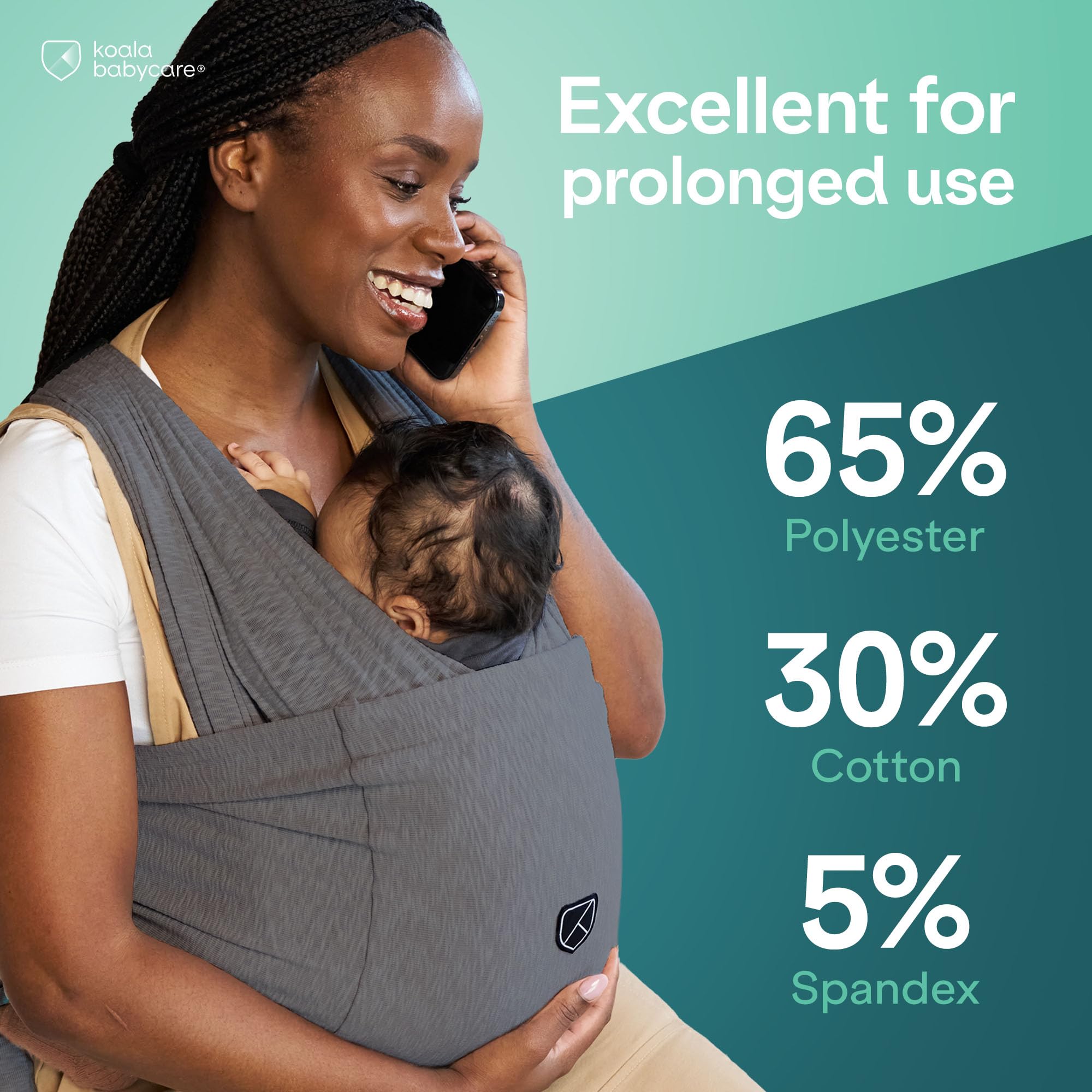 Koala Babycare backrest highlights breathable comfort during extended wear.