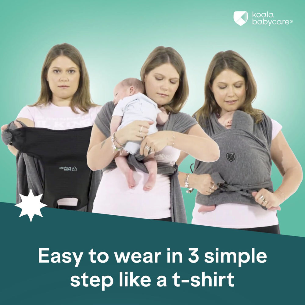 Koala Babycare fabric stays clean and dries quickly for everyday use.