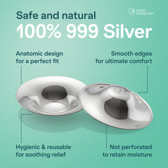 Koala Babycare nursing cups in two sizes for a snug, comfortable fit.