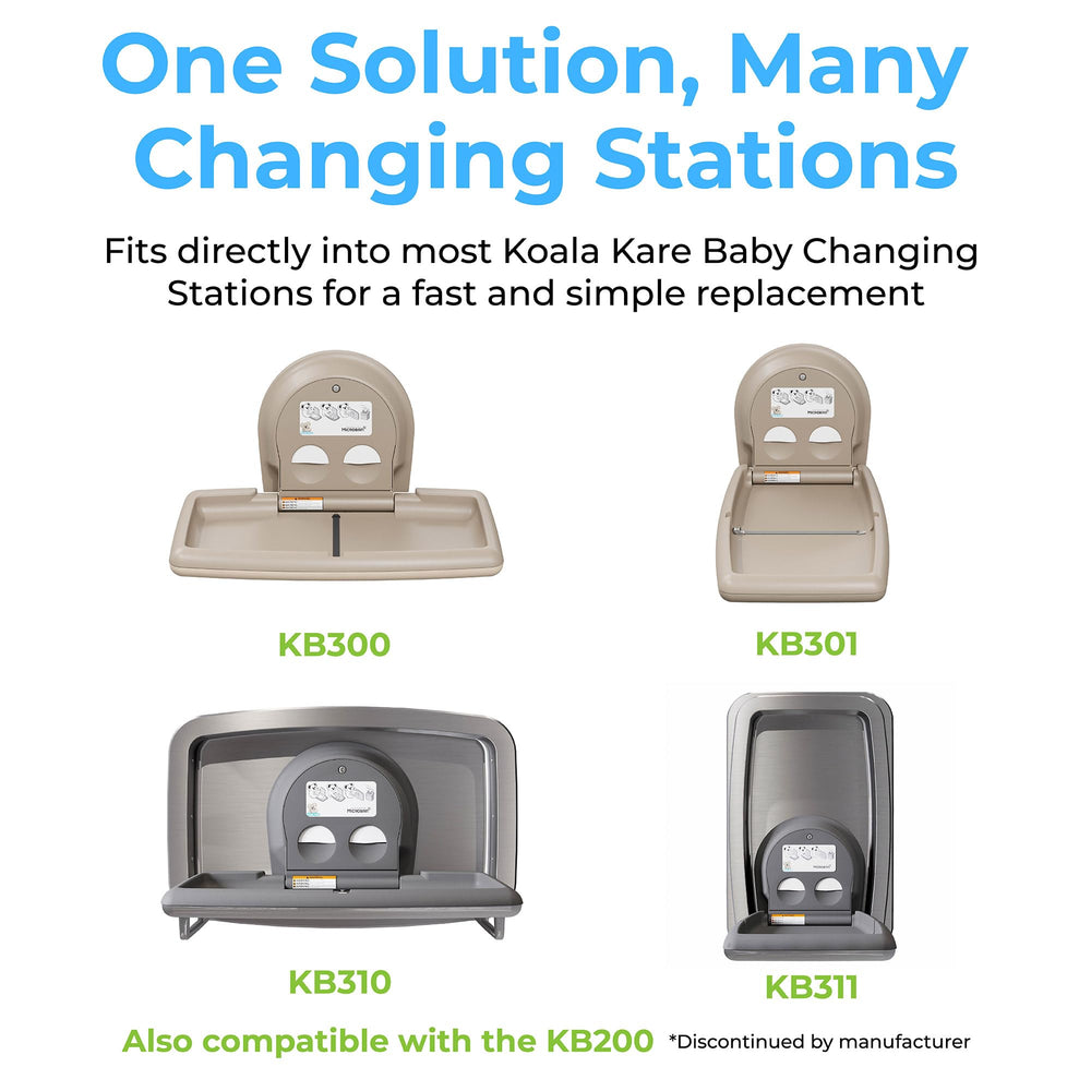 Koala Kare KB301 compatibility keeps diaper changes clean at the station