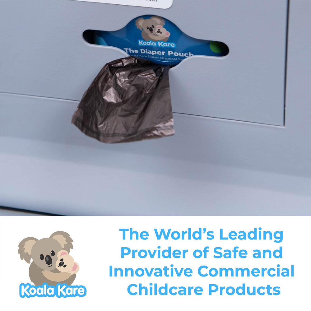 Diaper Pouch compact design fits discreetly at changing stations
