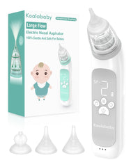 Koalababy nasal aspirator with large flow for gentle baby relief