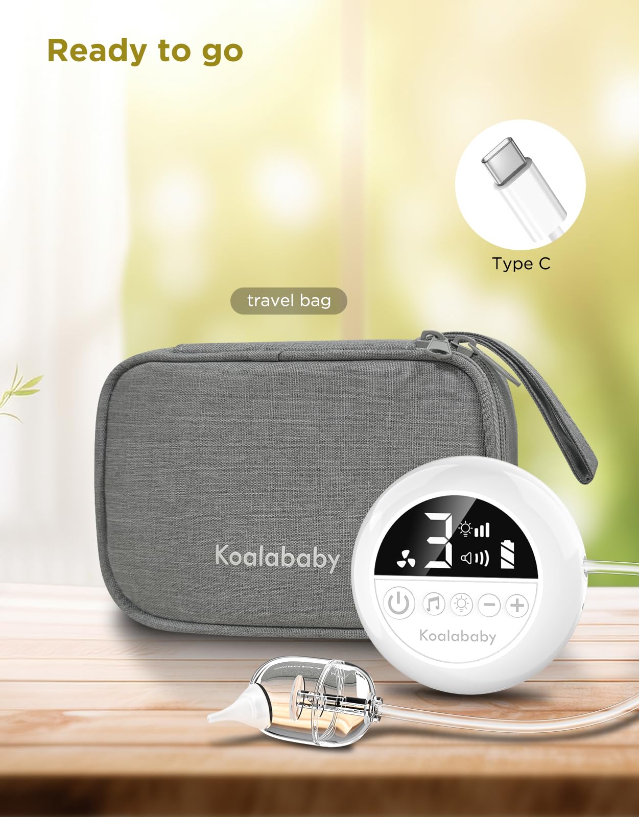 Koalababy ideal for newborns to toddlers during daily nose care.