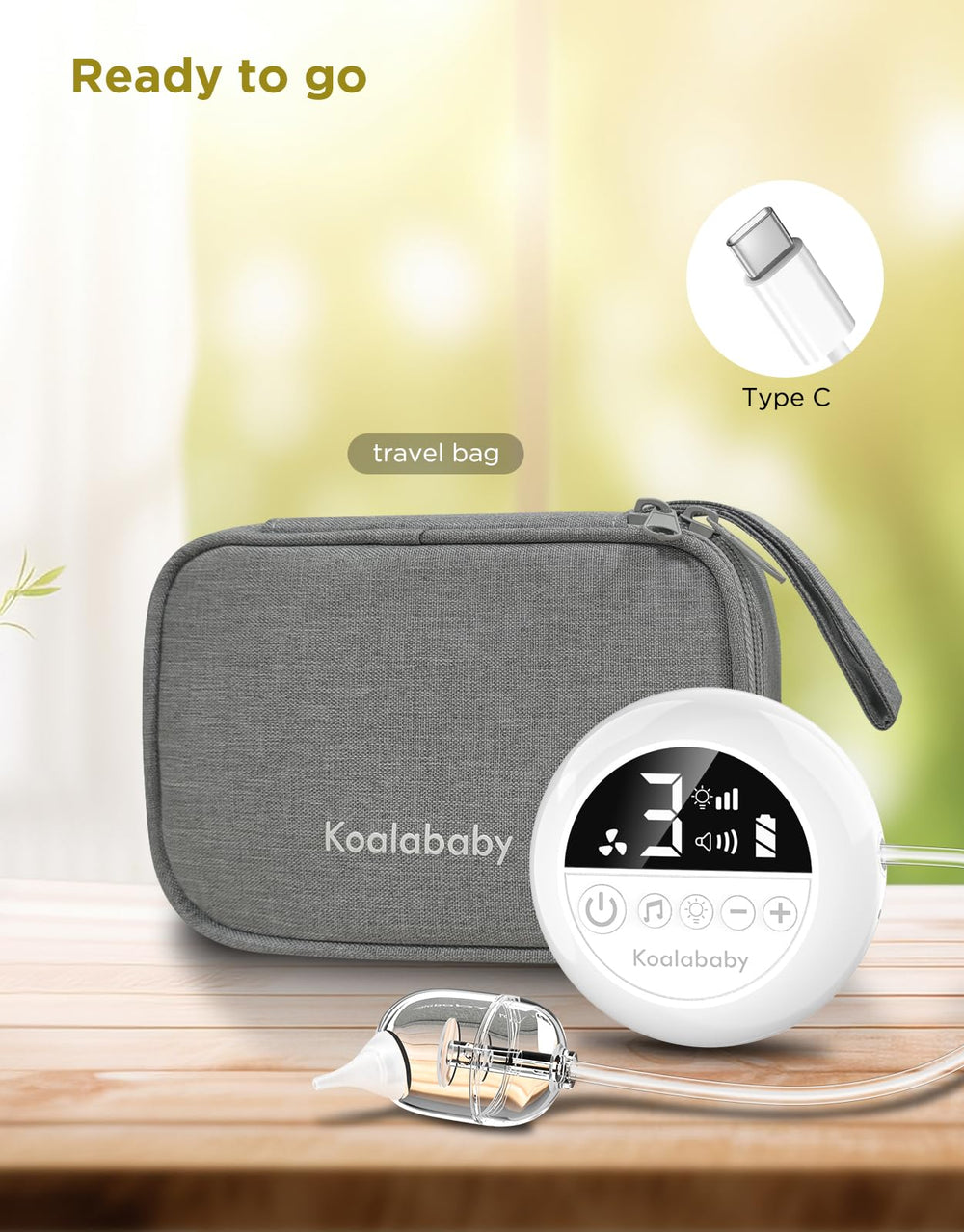 Koalababy ideal for newborns to toddlers during daily nose care.