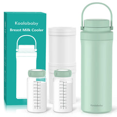 Koalababy Frost-Max cooling demonstrated for on the go pumping needs.