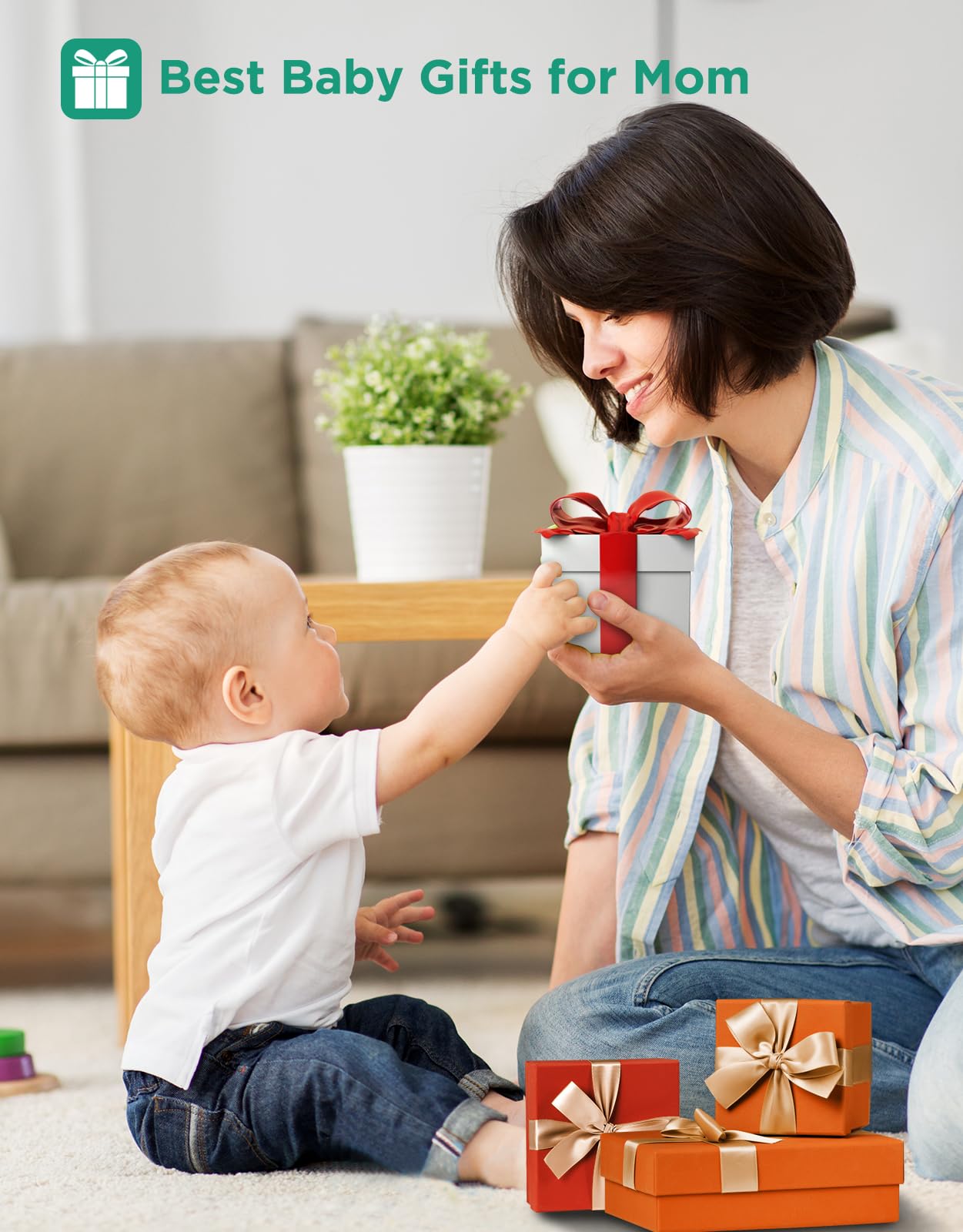 Koalababy Large Flow in use with baby, promoting comfortable sessions.