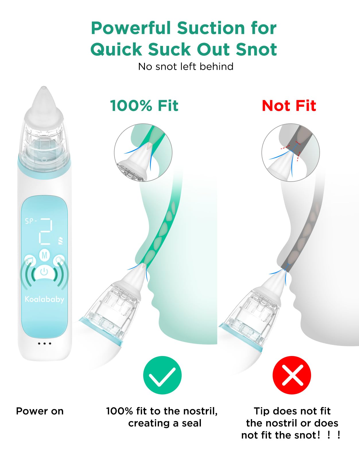 Koalababy tip is dishwasher-safe and hygienic for easy cleaning.