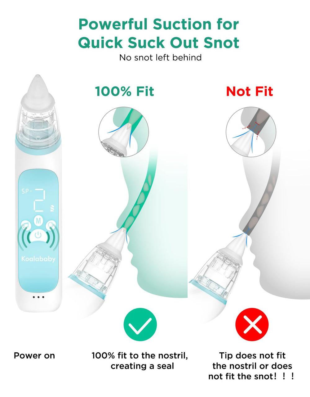 Koalababy tip is dishwasher-safe and hygienic for easy cleaning.