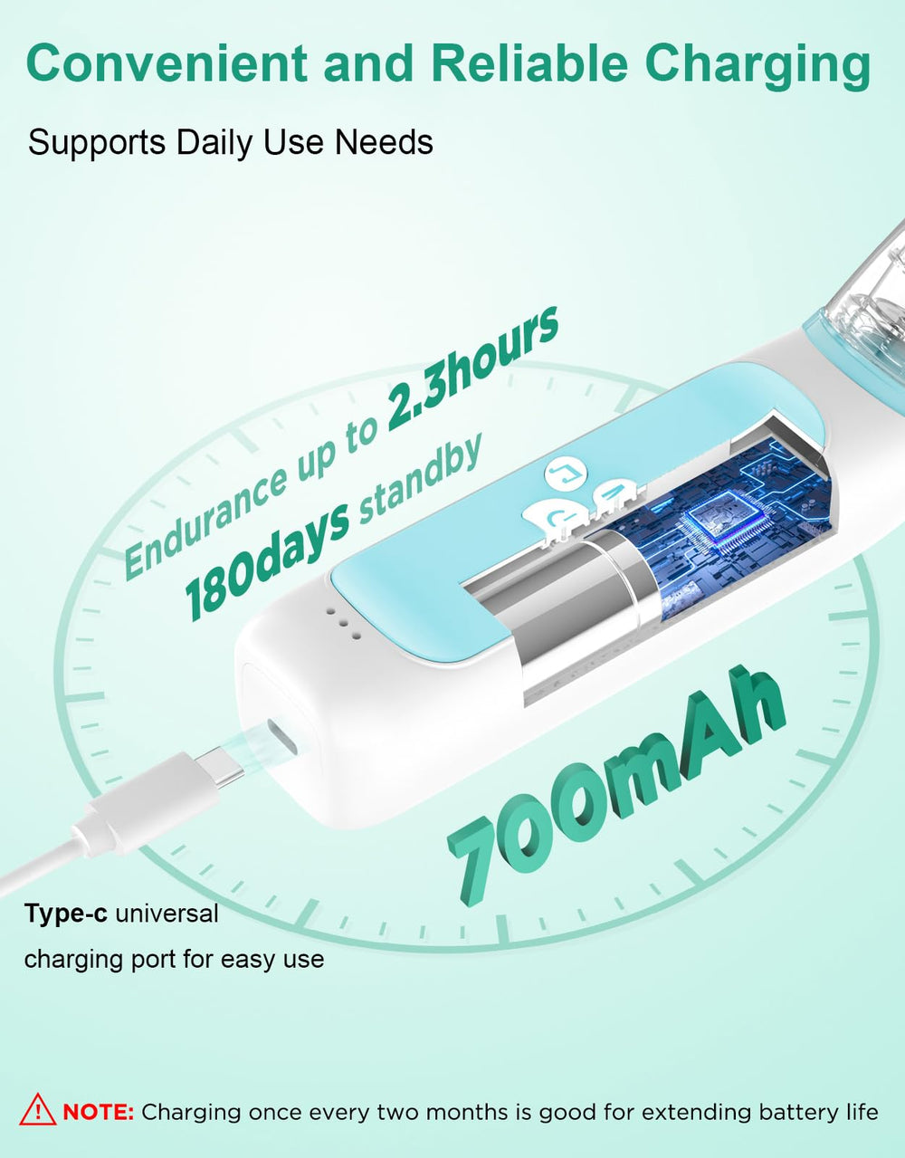 Koalababy features music and light to distract and soothe during use.