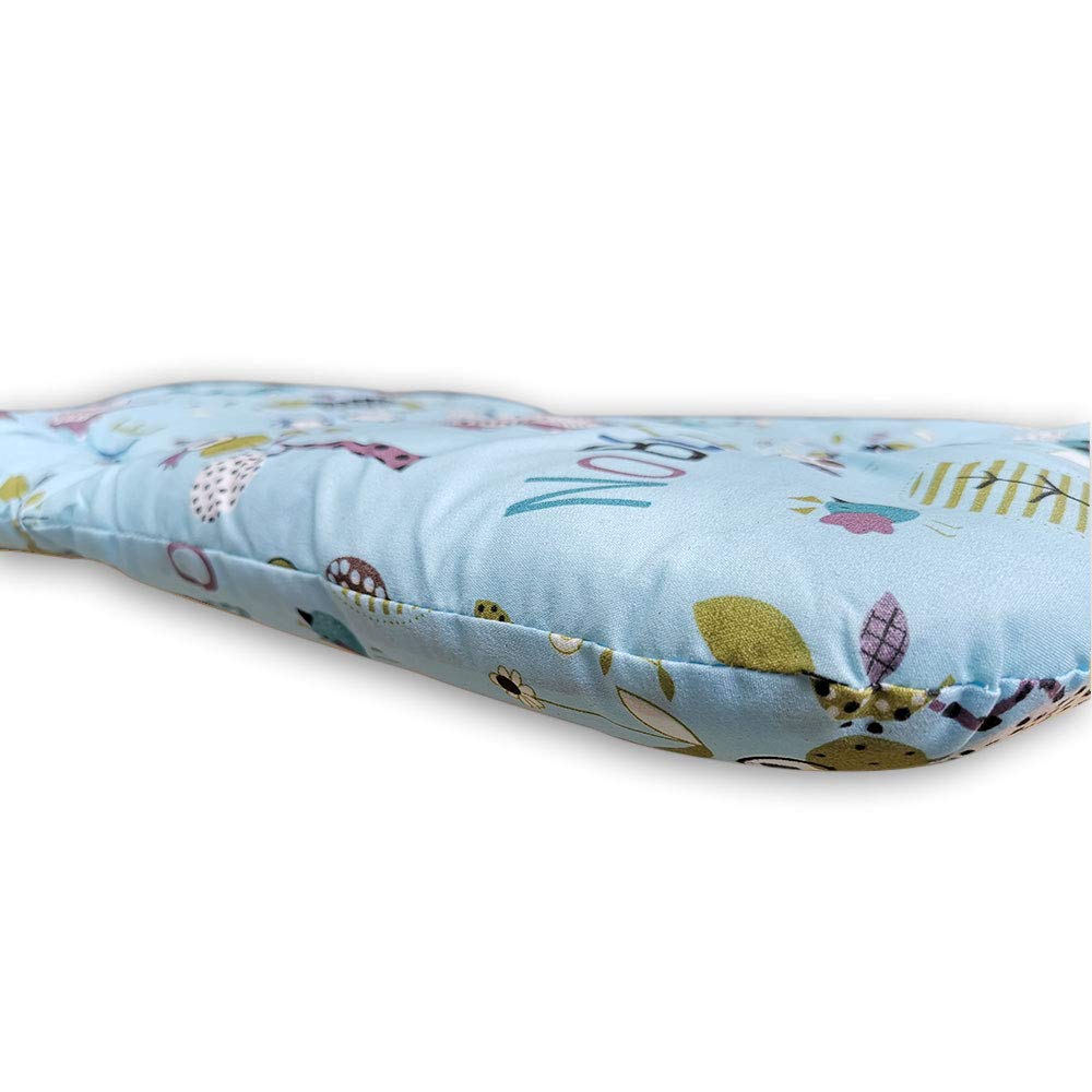 Kocpudu cushion fits baby dining chairs and strollers for versatility.