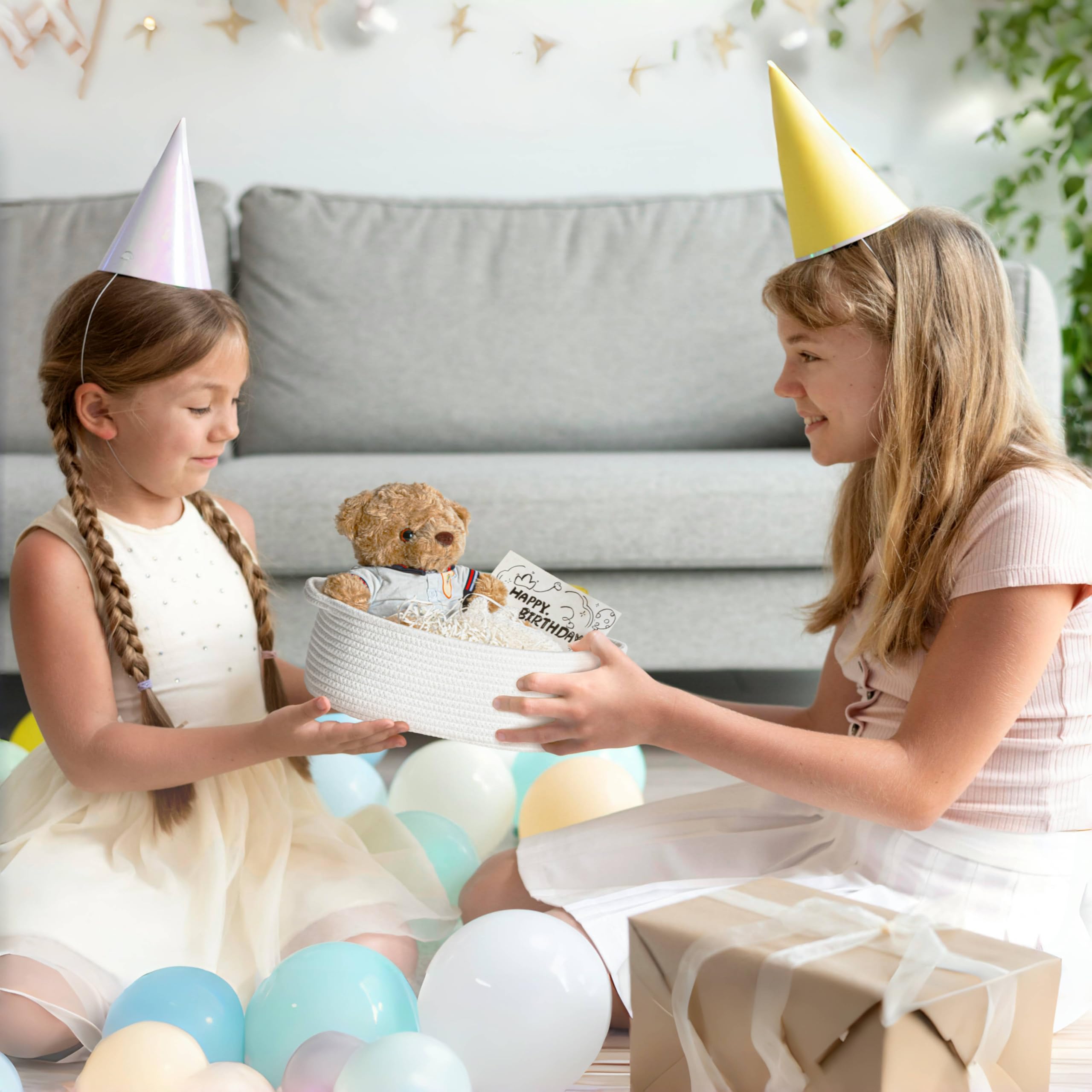 Kodomoore baby shower gift idea with decorative basket