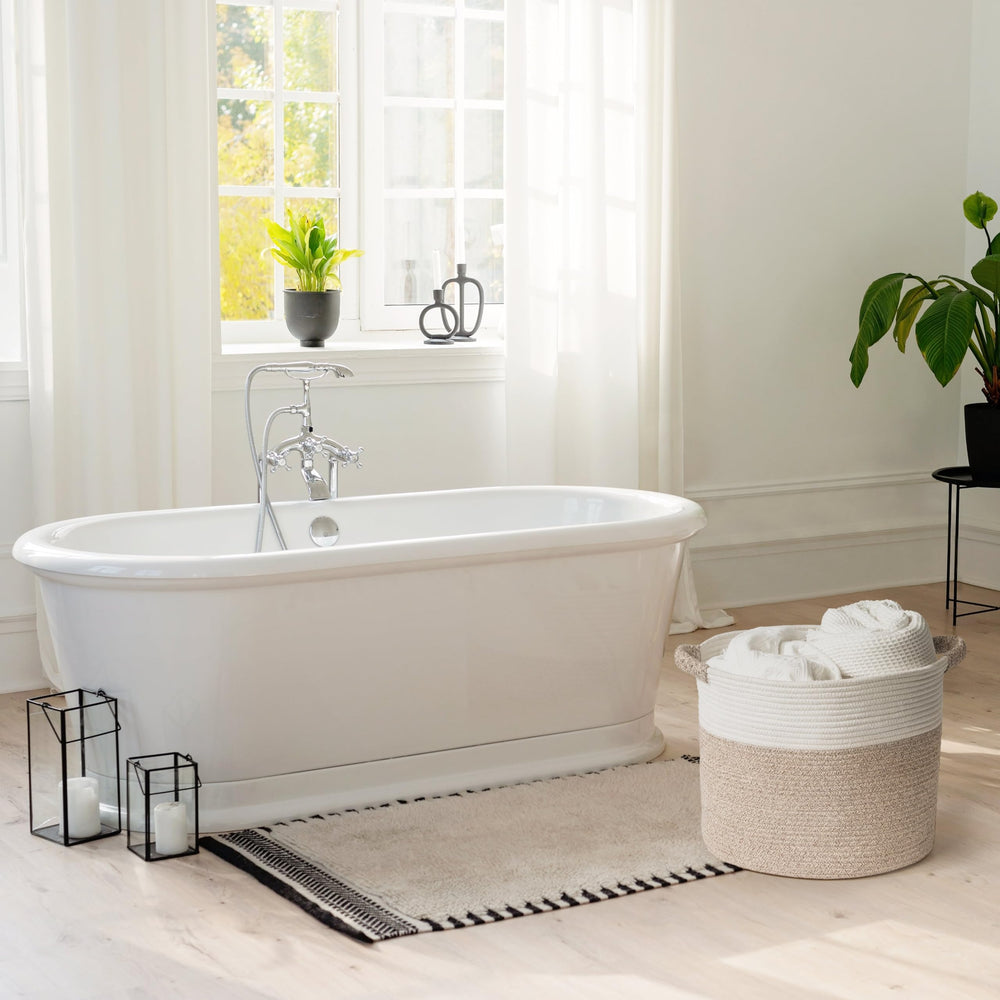 Kodomoore blanket basket multi-purpose storage for laundry, toys, and shoes.