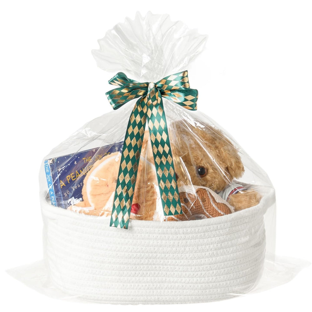 Kodomoore gift basket with wrap bag and ribbon for elegant presentation