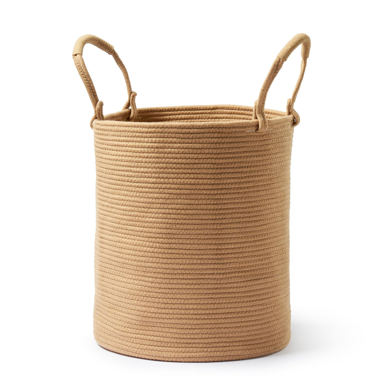 Kodomoore laundry basket front view showing roomy storage for clothes.