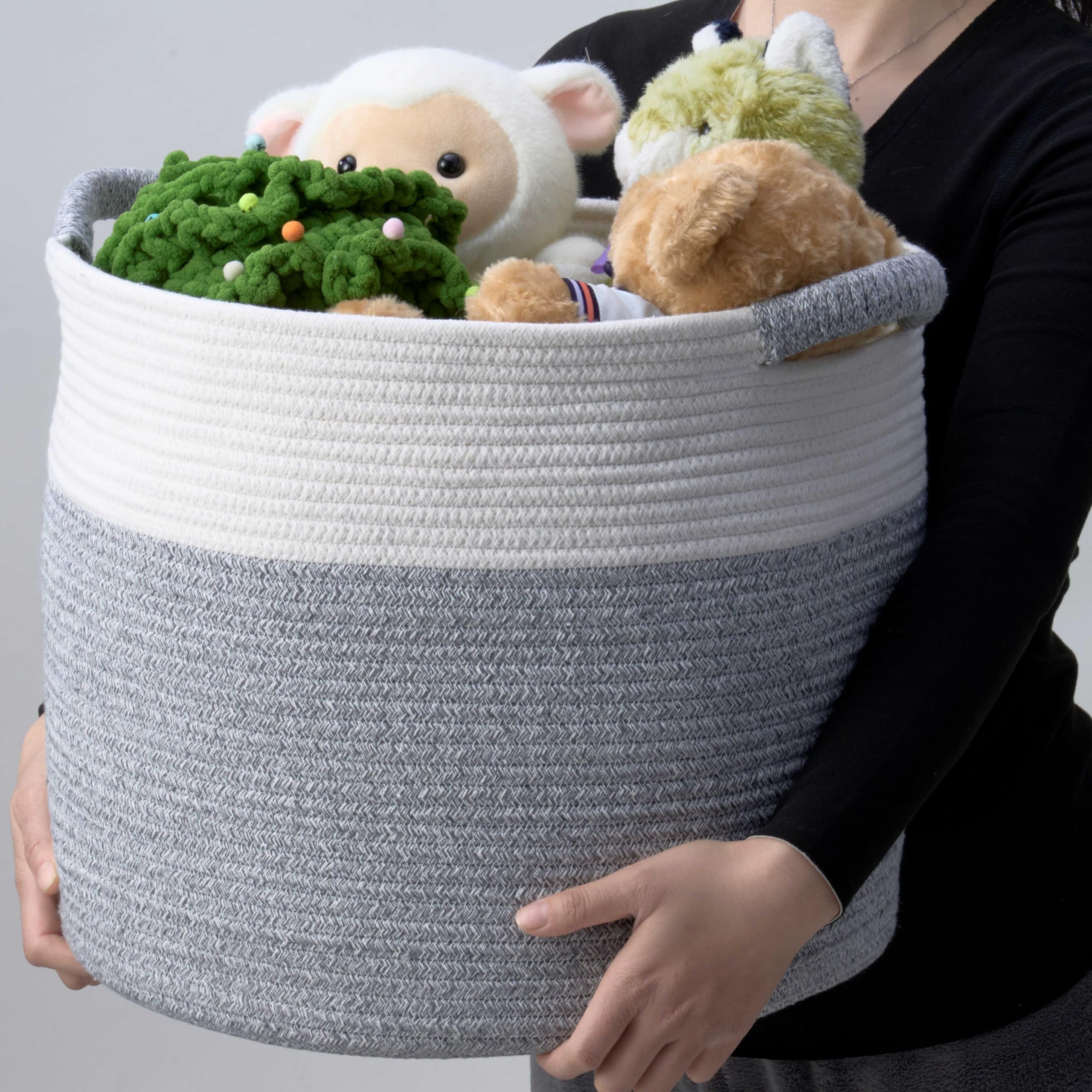 Kodomoore nursery storage solves clutter with style.