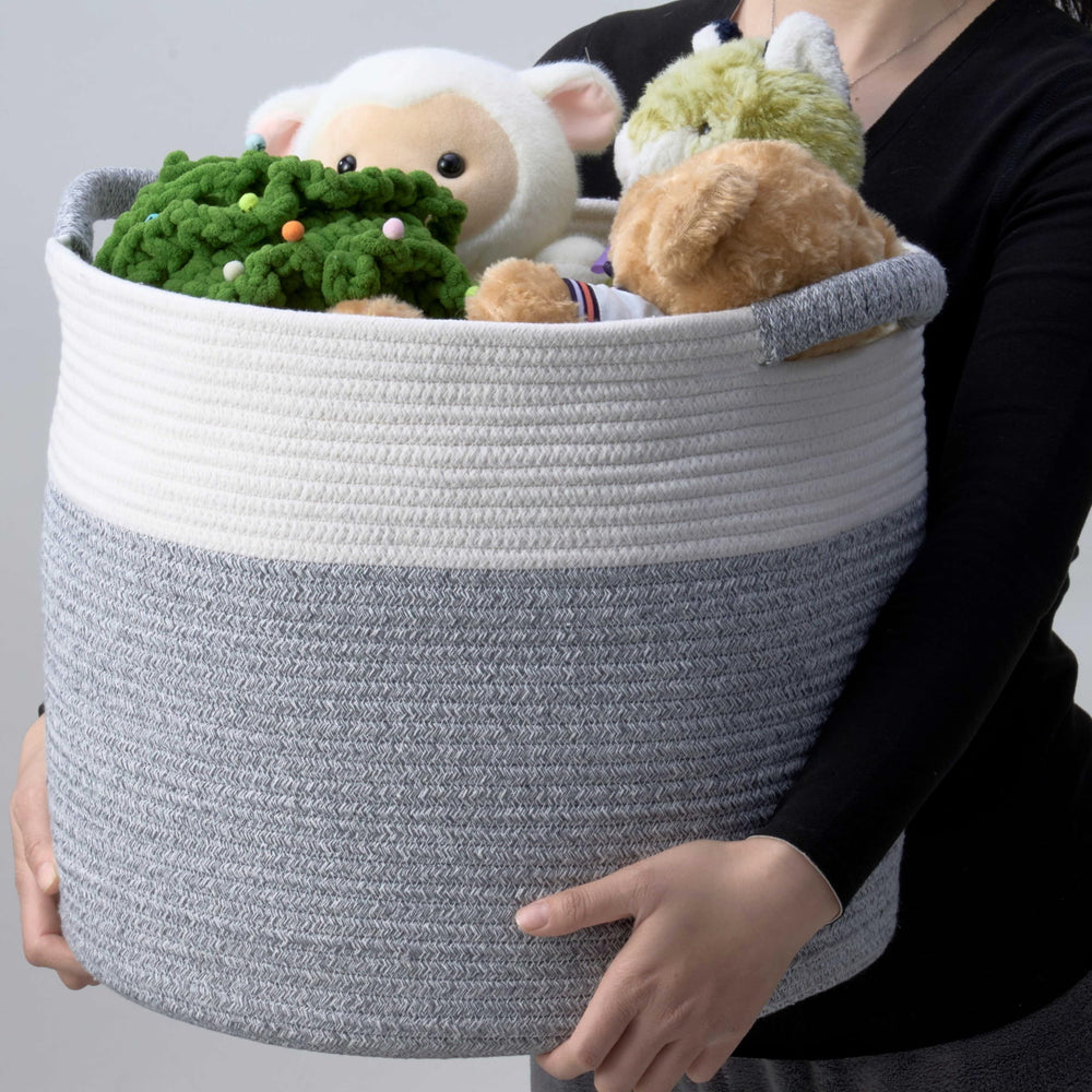 Kodomoore nursery storage solves clutter with style.