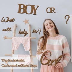 Kokolap baby shower decor wood sign enhances welcome areas with clear message.