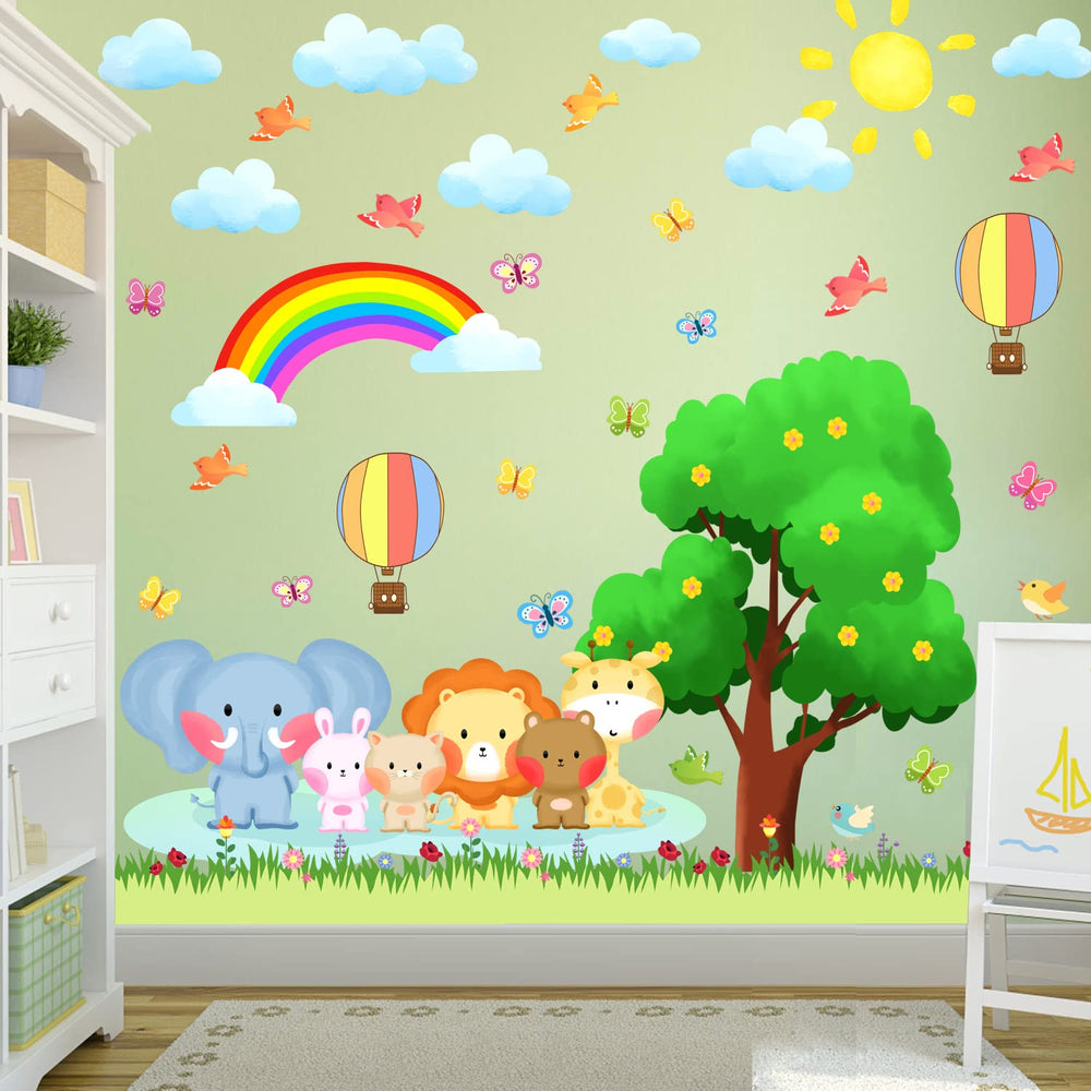 KOKOLAP green tree wall sticker brings nature into any space.