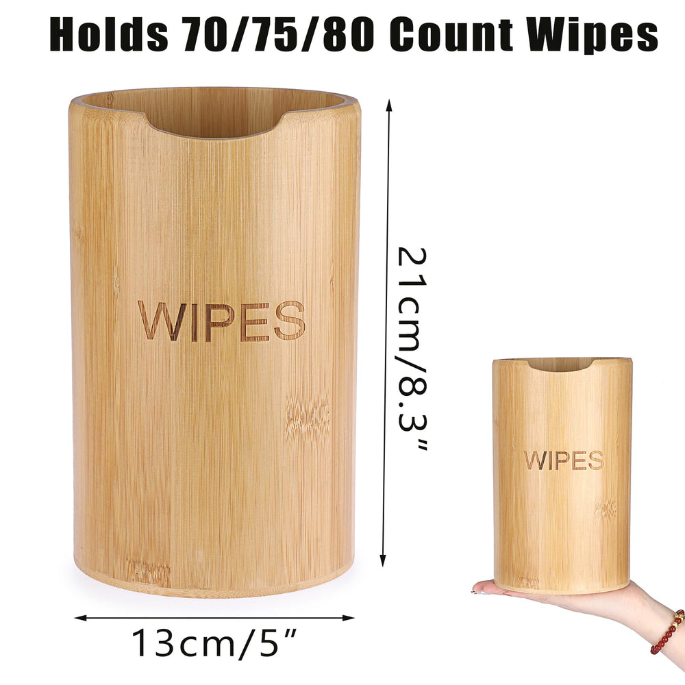 Kokone bamboo finish dispenser adds natural warmth to home decor.