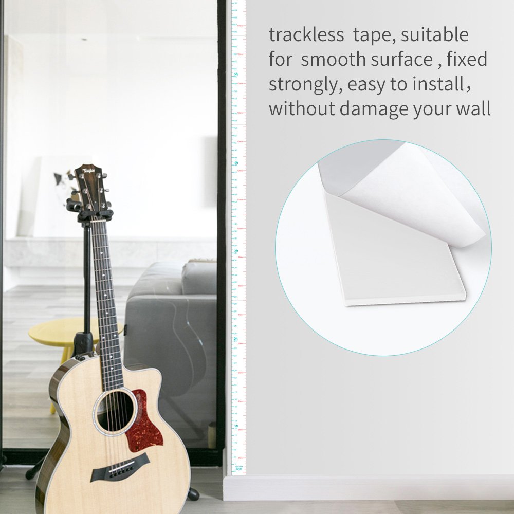KOLYMAX durable, easy-install height chart designed for family rooms.