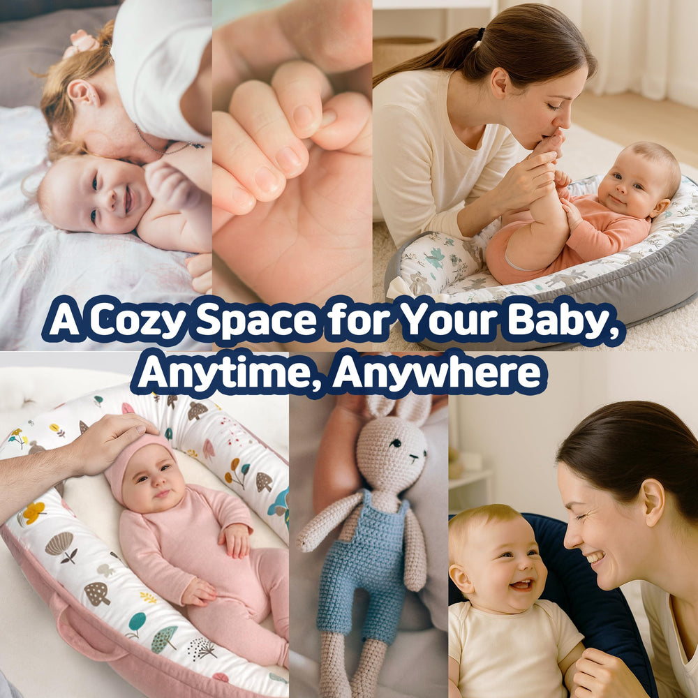 Kombi Baby Lounger machine washable and easy to clean with waterproof lining.