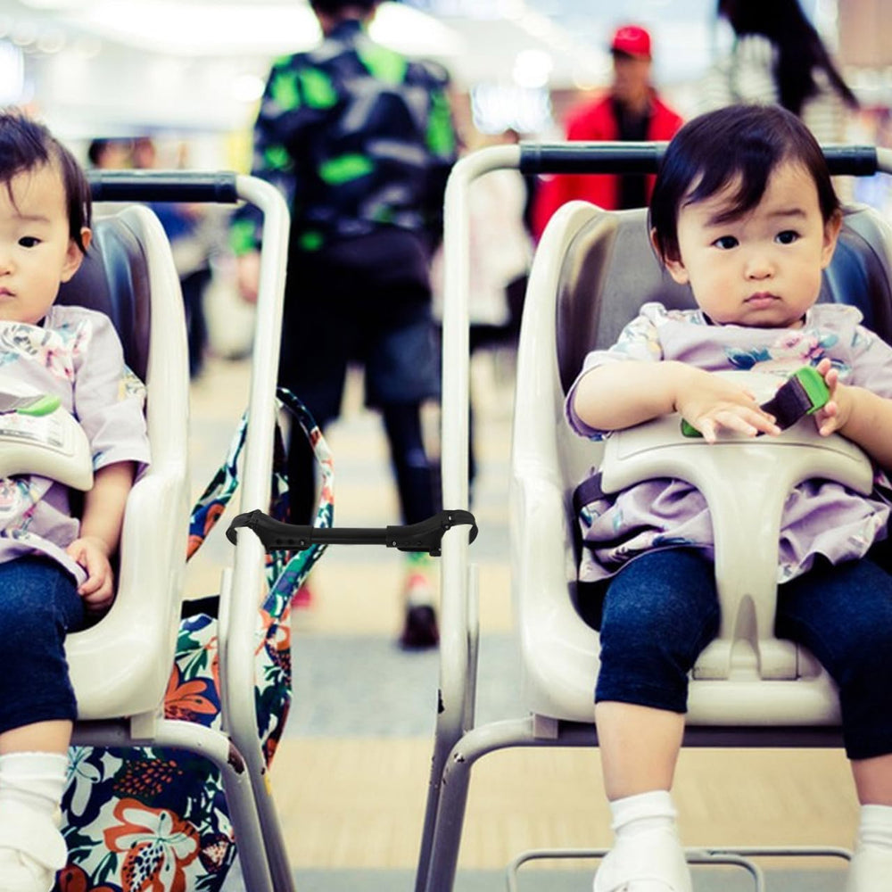 KOMBIUDA tool-free stroller connector suited for twins and trips