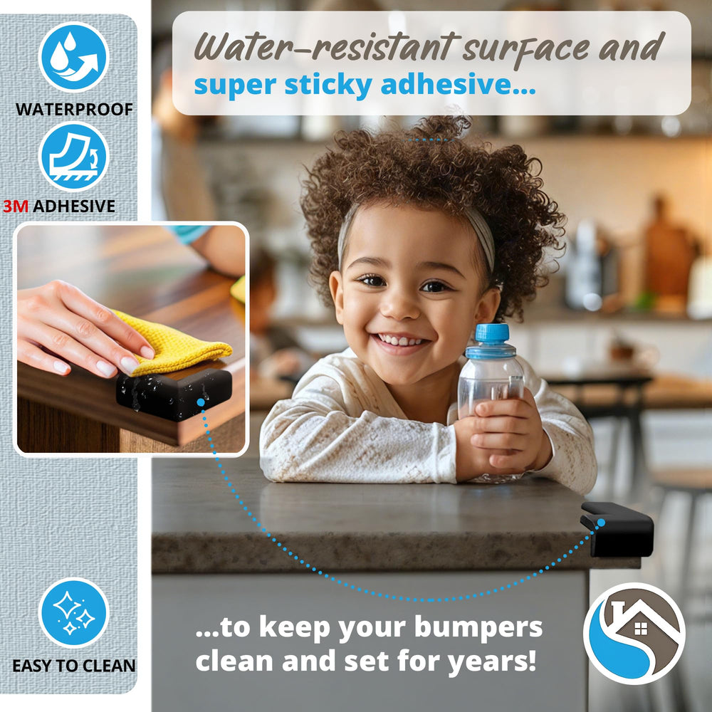 Komfortology 3M adhesive installation enables easy, lasting corner protection.