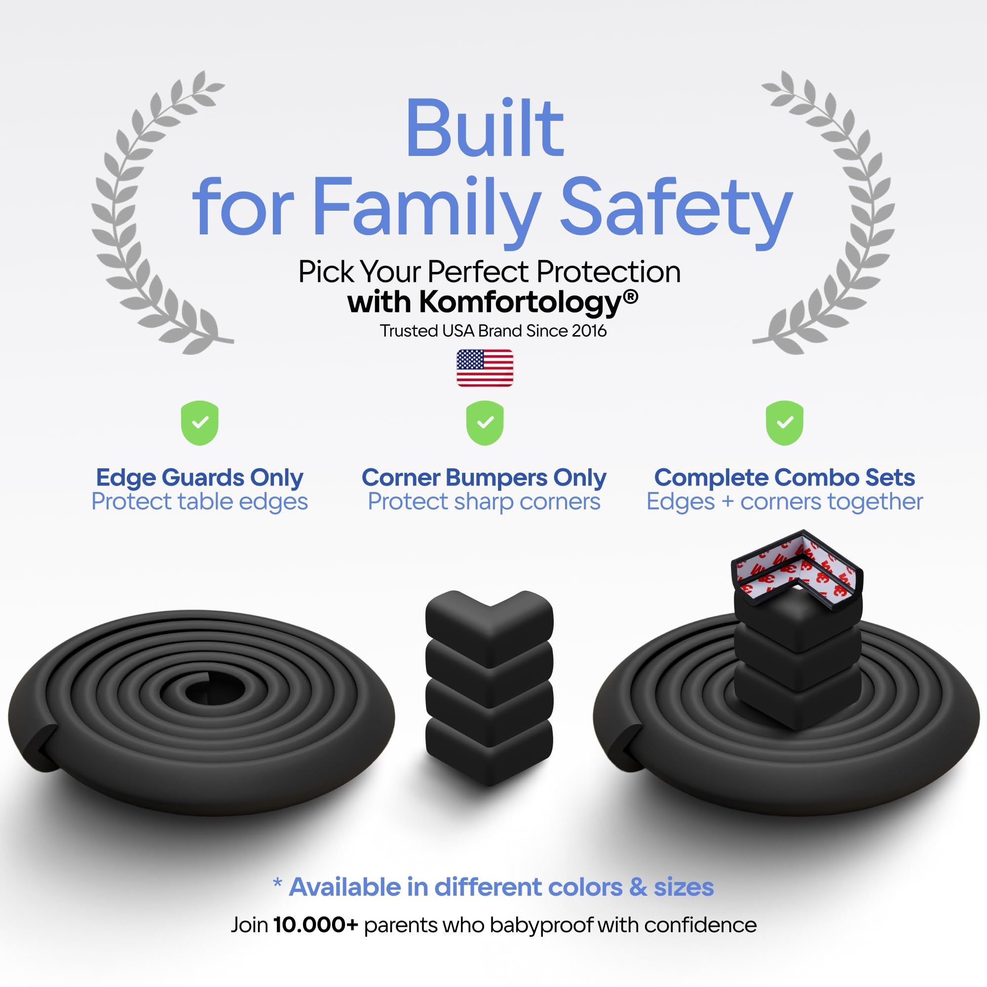 Komfortology non-discoloration materials maintain look after years of use.