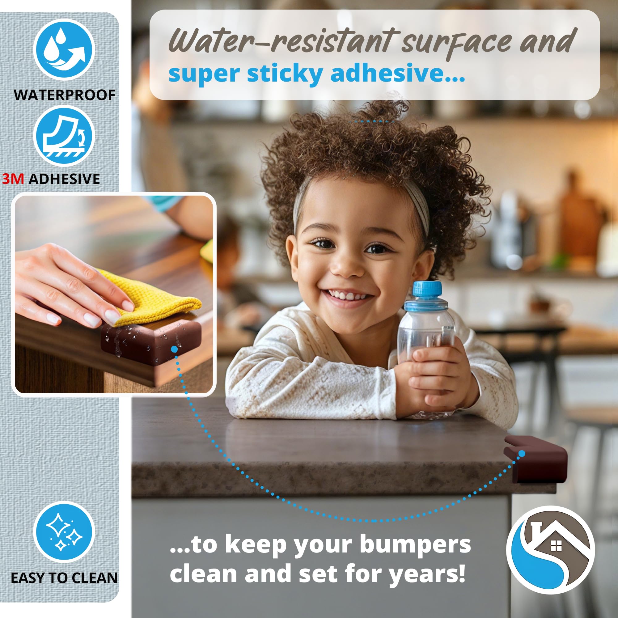 Komfortology thickened durable edge protection designed for long-lasting use.
