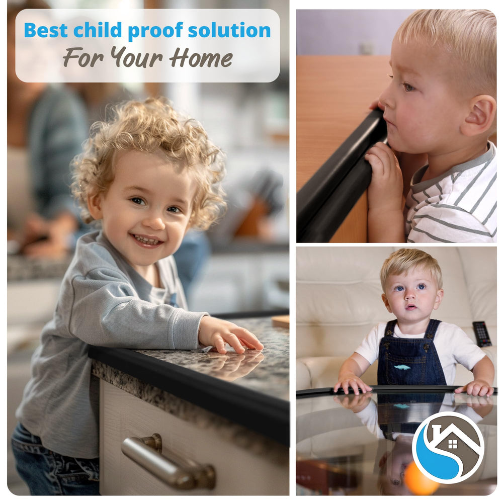 Komfortology non-toxic edge guard supports safe play around furniture.
