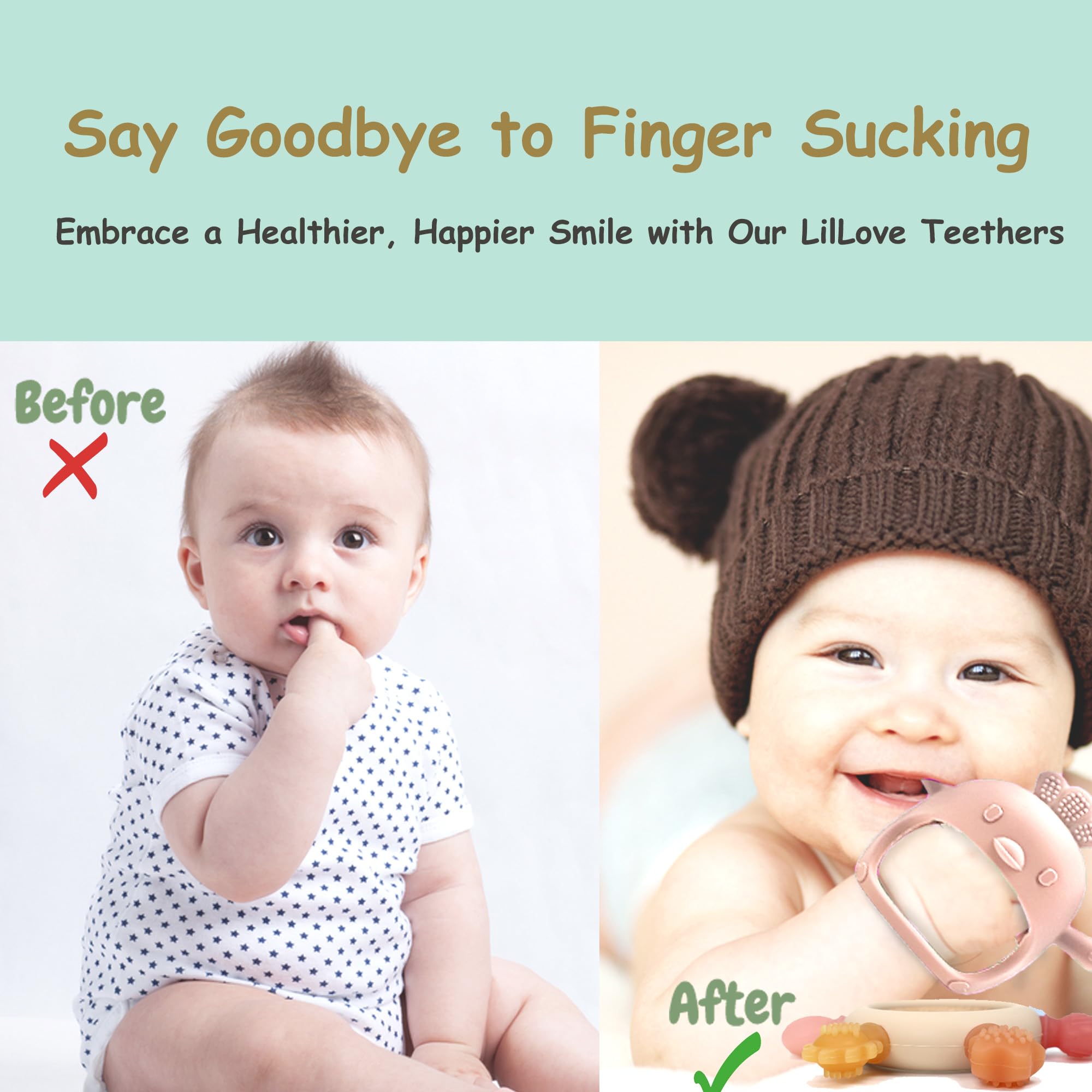 One-piece design from Komfy LilLove enables easy sterilization and quick cleanup.