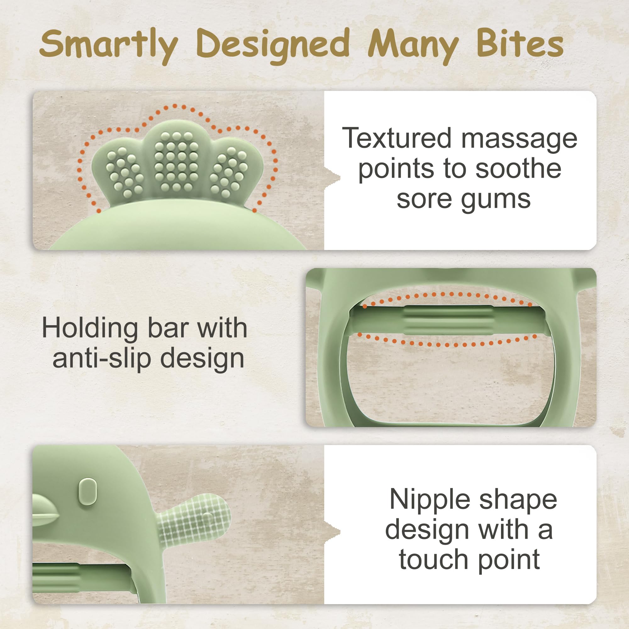 Komfy LilLove CPC-certified teether signaling trusted quality for babies