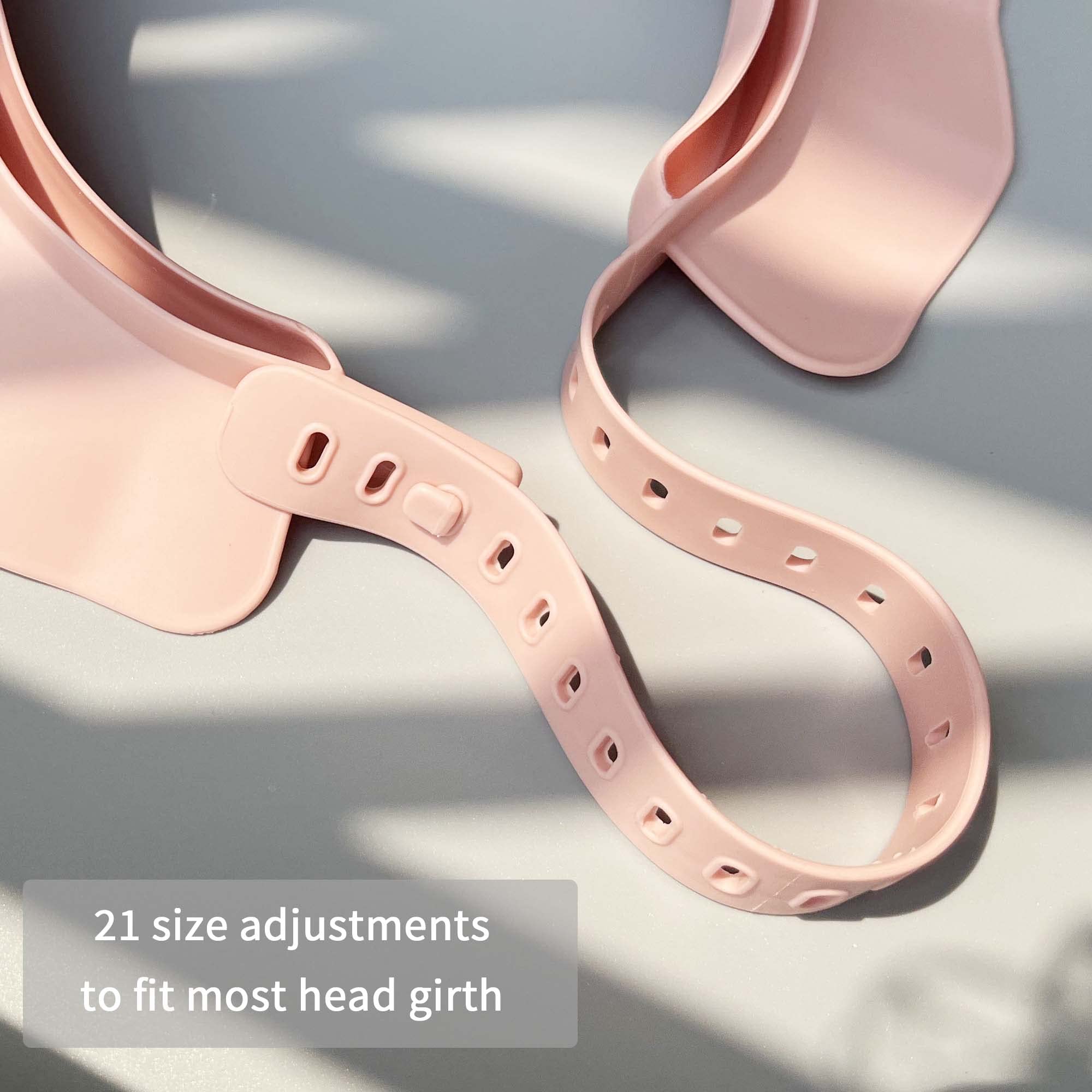 KOMIDK pink silicone material is soft, non-toxic, and easy to clean