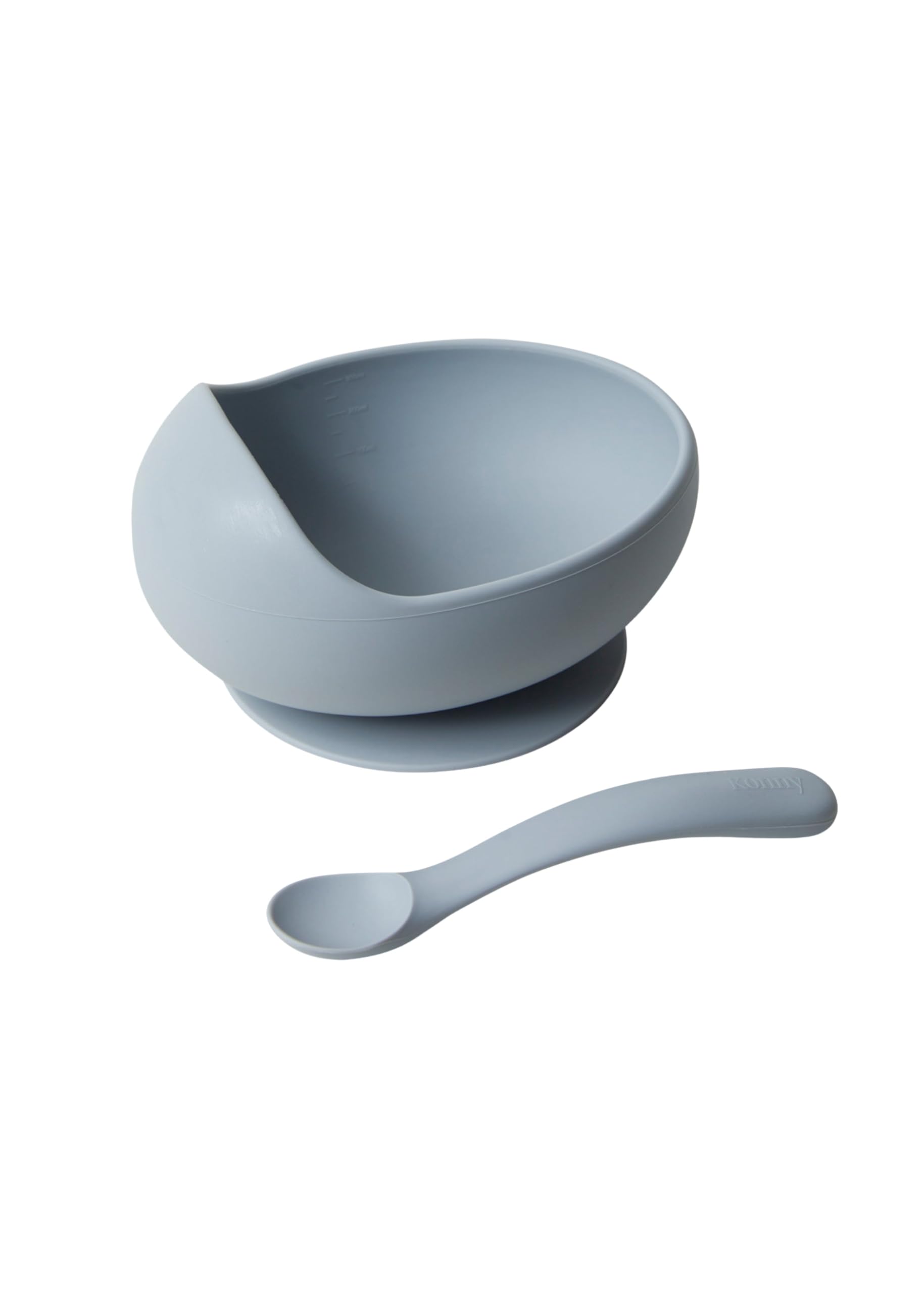 Konny baby bowl with suction-base keeps meals mess-free during feeding