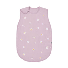 Konny Daisy sleep sack front view with breathable six-layer cotton gauze for comfort