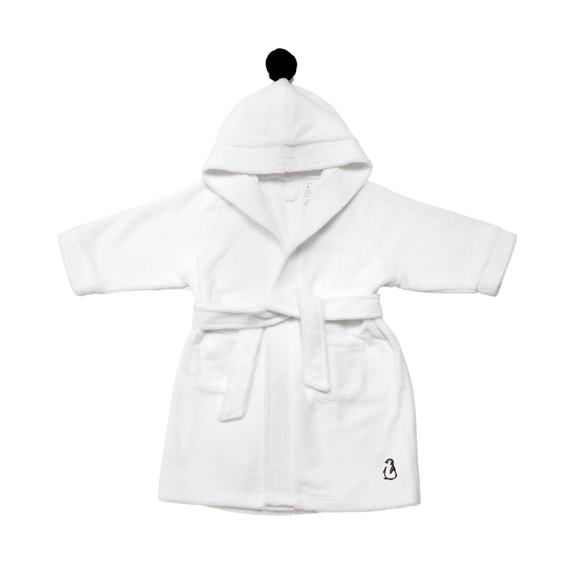 Konny Kids Bathrobe close-up hooded detail showcases ultra-soft fabric for cozy mornings.