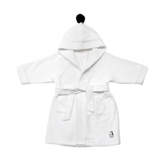 Konny Kids Bathrobe close-up hooded detail showcases ultra-soft fabric for cozy mornings.