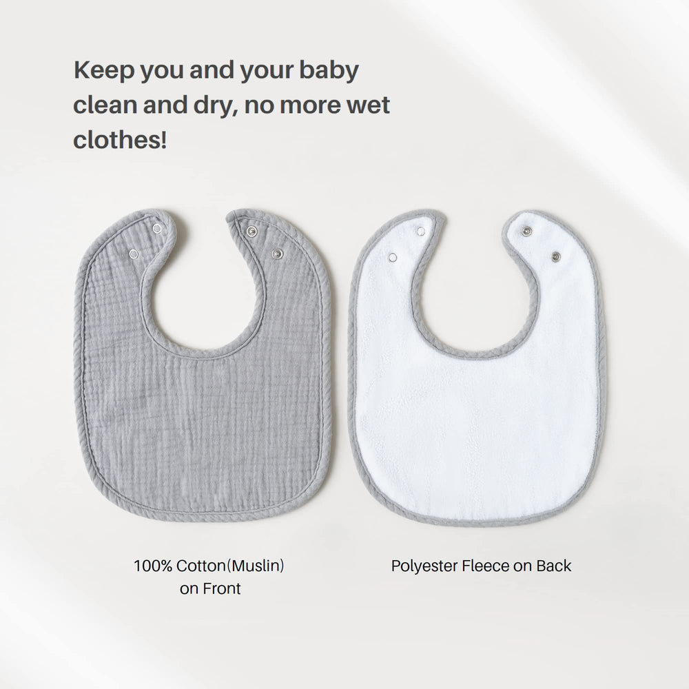 Konssy adjustable nickel-free snaps provide a comfortable fit as babies grow.