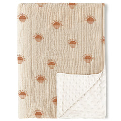 Konssy baby blanket front muslin cotton for gentle skin comfort