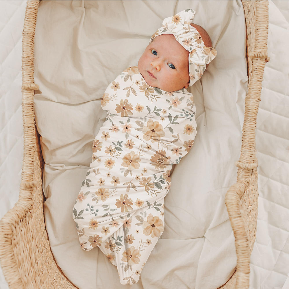 Konssy newborn beanie displayed with soft, flexible fit