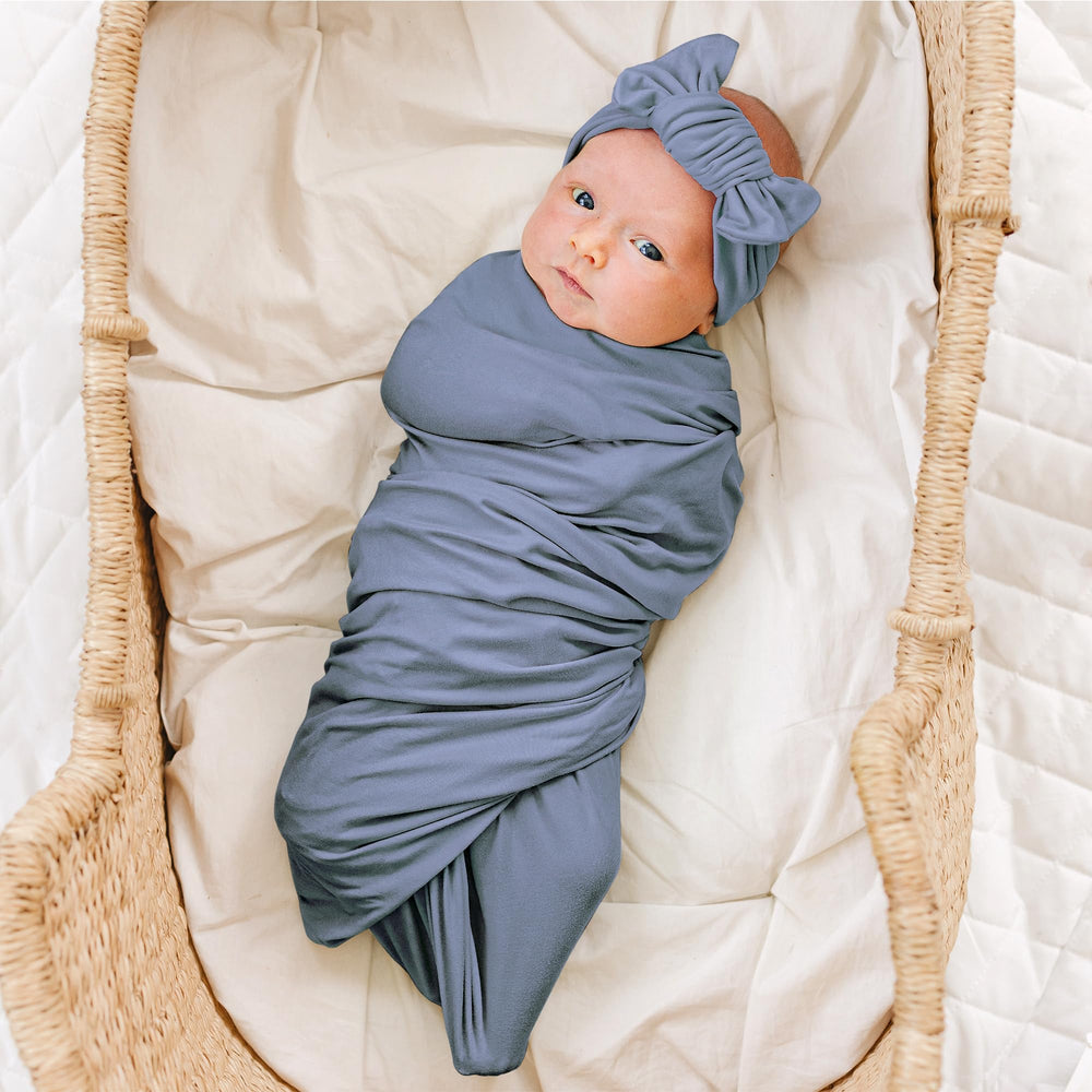 Konssy baby girl headband showcases adorable accessory for newborn outfits.