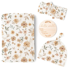 Konssy newborn swaddle blanket shown for gentle, breathable swaddling