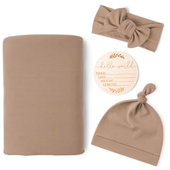 Konssy baby girl swaddle blanket 30x30 close-up shows ultra-soft fabric for gentle cuddles
