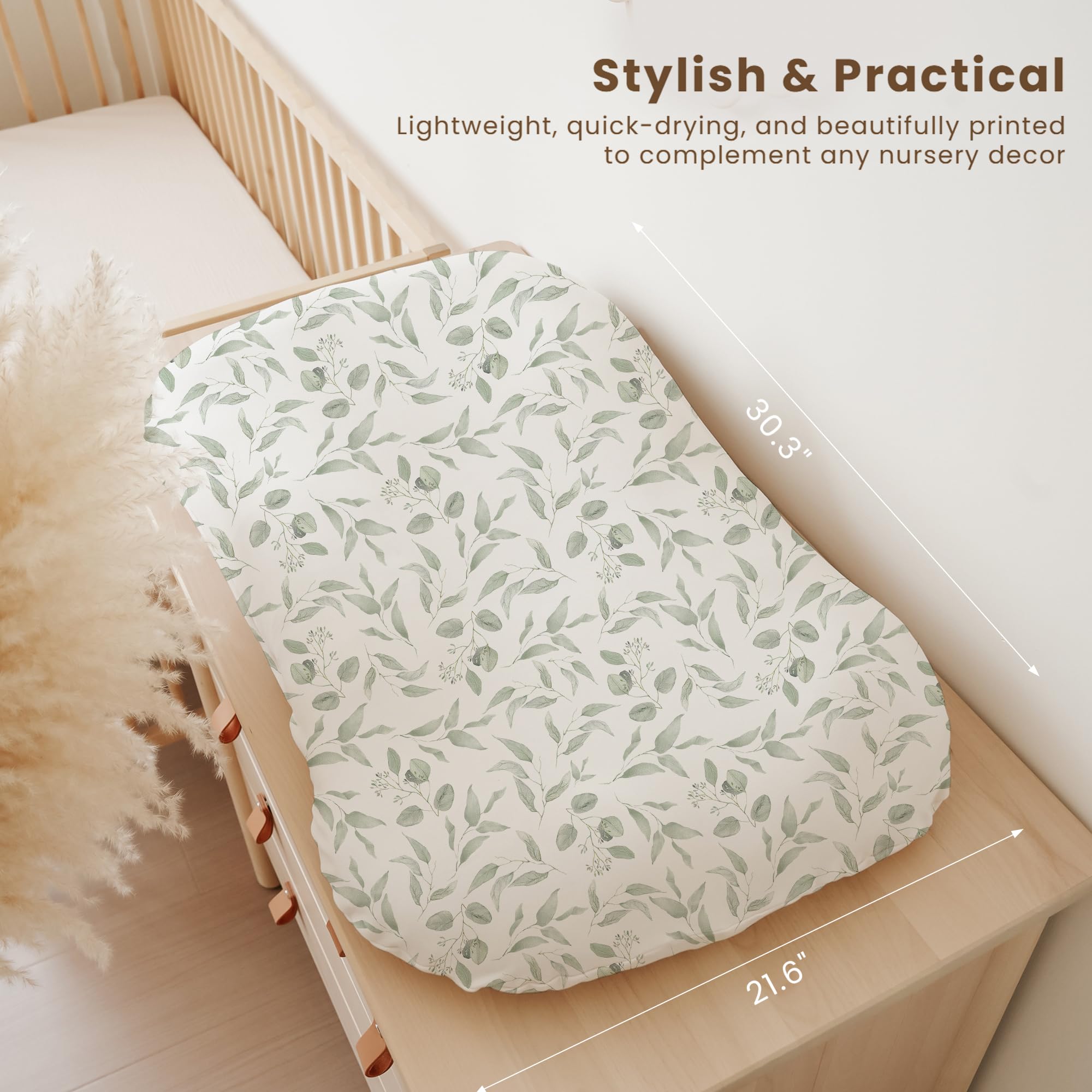 Konssy green leaves cover resists fading after frequent washes