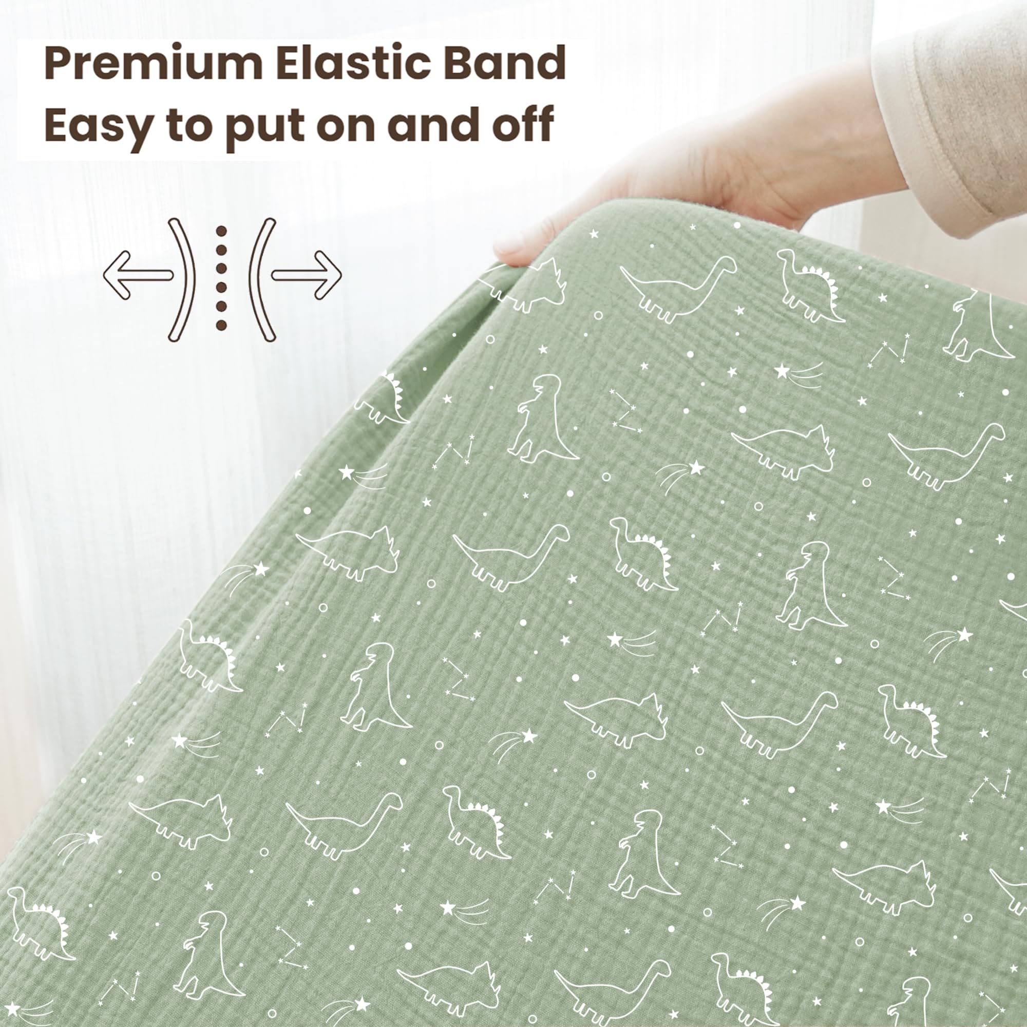 Konssy Baby nursery essential sheet set—gift-ready and cozy