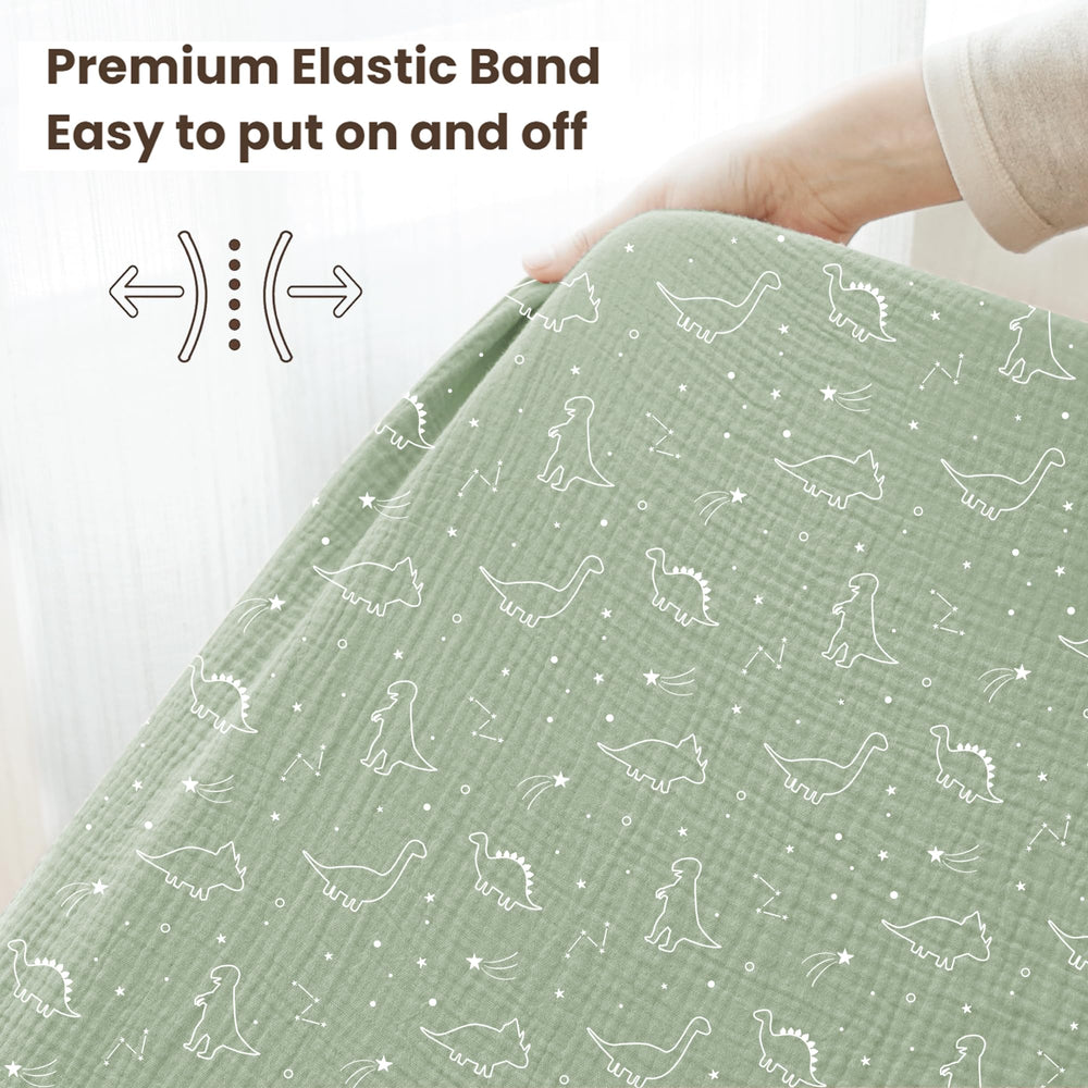Konssy Baby nursery essential sheet set—gift-ready and cozy